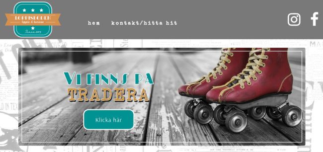 Screenshot från Loppisboden.se